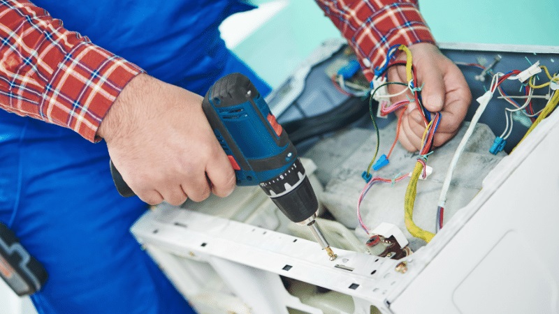Kızılcahamam Empero Empero çamaşır makinesi kart tamiri – Su almama arızası orijinal parça ile giderildi. - Teknik servis örneği
